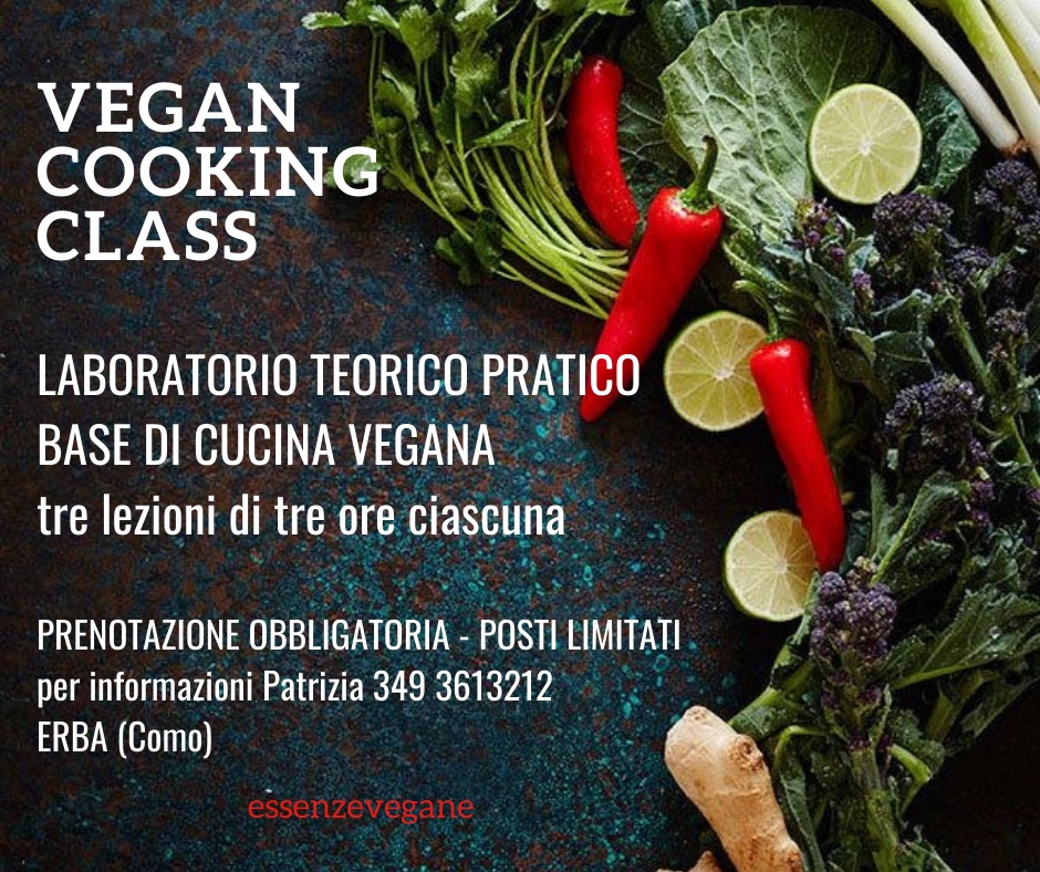 CORSO BASE DI CUCINA VEGANA